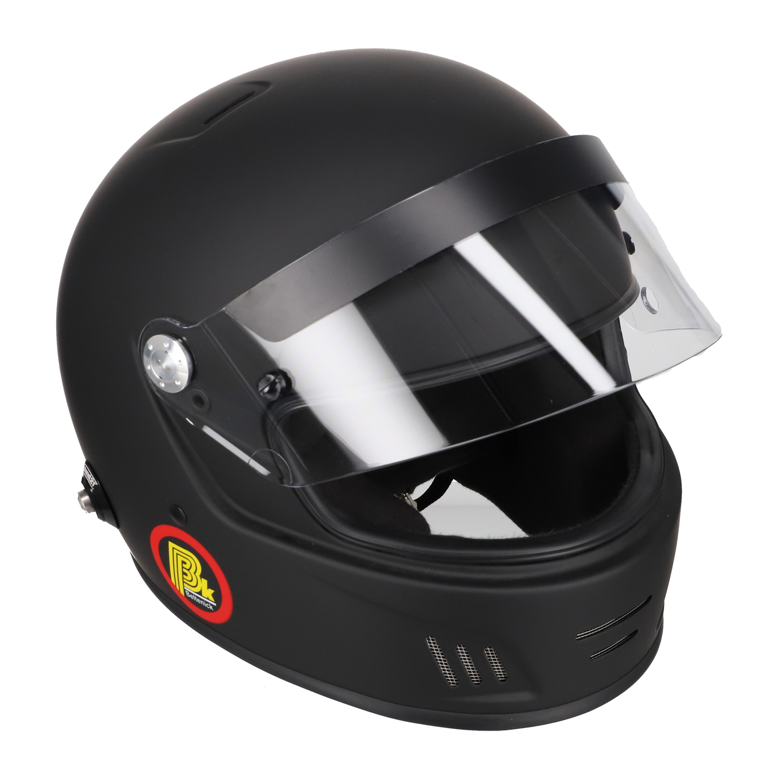 Beltenick FF Racing Integralhelm schwarz FIA 8859-2015 mit HANS-Clips
