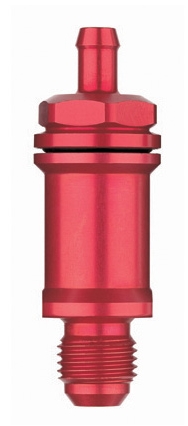 Be- und Entlüftungsventil - Inline-Ventil (AN06- 6,5mm) Schlauchanschluss 6,5mm / Dash-06 Verschraubung