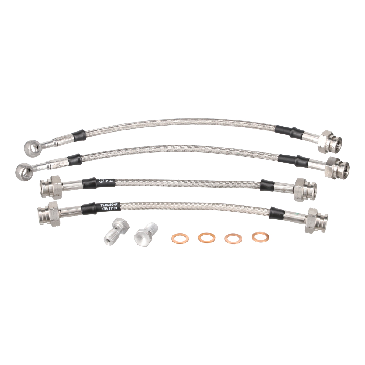 Goodridge Bremsschlauchsatz Opel Corsa A/Nova  85-93   4-teilig   mit ABE