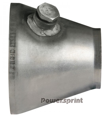Powersprint Kat-Anschluss-Konus symmetrisch  Ø innen 120mm - Ø innen 63,5mm, Lambda-Anschluss
