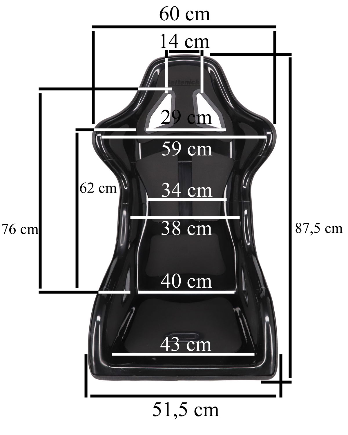 Beltenick Cobra Pro Offroad FIA 8855-1999 Rennsitz Schalensitz