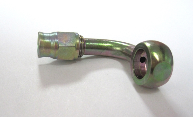 Anschluß Banjo 10mm 90° lang verz.  Dash 03