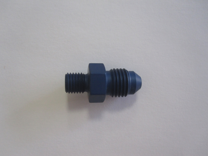 Aluadapter JIC/DIN  04AN, Dash 4 (7/16x20 UNF) / M8x1,0
