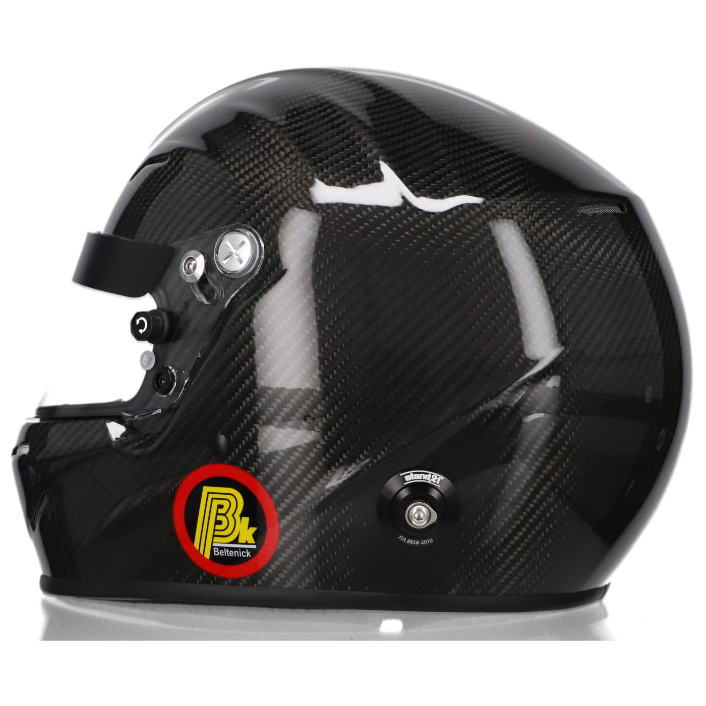 Beltenick Full Face Carbon Integralhelm FIA 8859-2015 mit HANS-Clips
