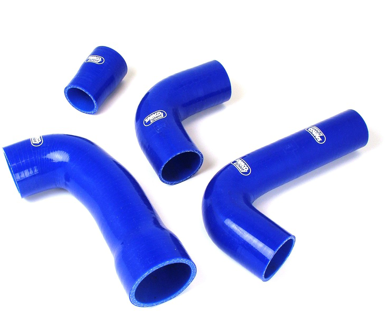 Samco Fiat Uno Turbo MKII 1372cc 91-94   4-teiliges Ladeluftsystem blau