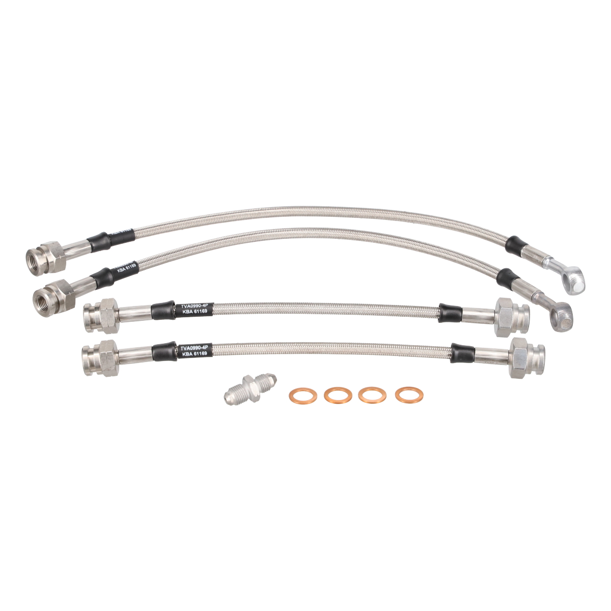 Goodridge Bremsschlauchsatz Opel Calibra alle ab  07/92, FGN P1000001-P1999999 4-teilig mit ABE