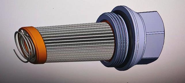 Ölfilter 240 Micron für elektrische Ölpumpen  M22x1,5