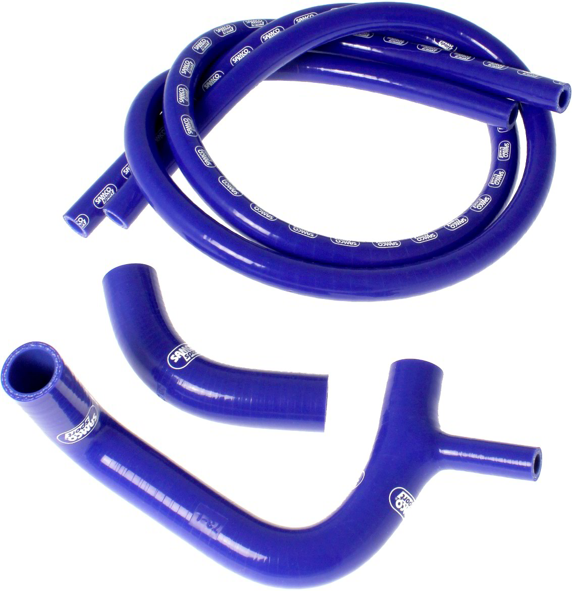 Samco Mini Clubman 1098cc   4-teiliges Kühlwasser-Schlauchkit blau