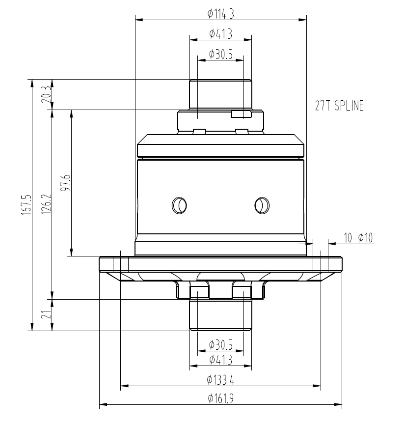 Blackline Schneckenrad-Differentialsperre Volvo  140/240/740/940 Torsen System