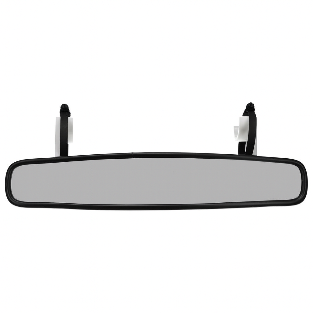 Weitwinkel Innenspiegel 355mm Spiegel Weiss incl. Montageset (3D Druck) für 40mm Rohrdurchmesser