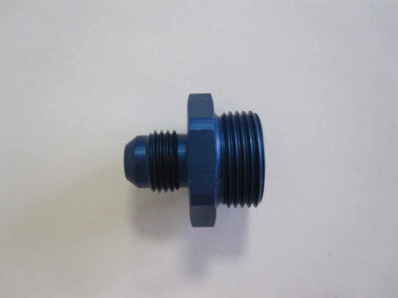 Aluadapter JIC/DIN  06AN, Dash 6  (9/16-18 UNF) / M22x1,5