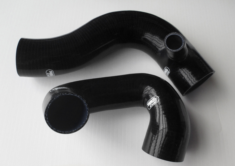 Samco Lancia Delta Integrale 8V 1987-1989   2-teiliges Ladeluftsystem schwarz