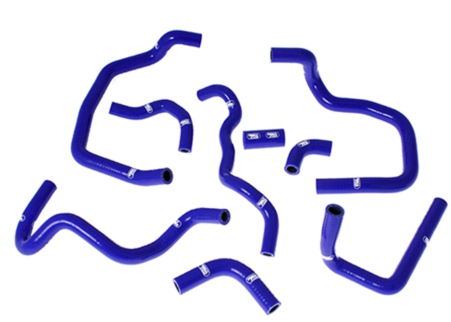 Samco Subaru Impreza Turbo GR Version 10  (2.5Ltr STi)   9-teiliges Lüftungs-Schlauchkit blau