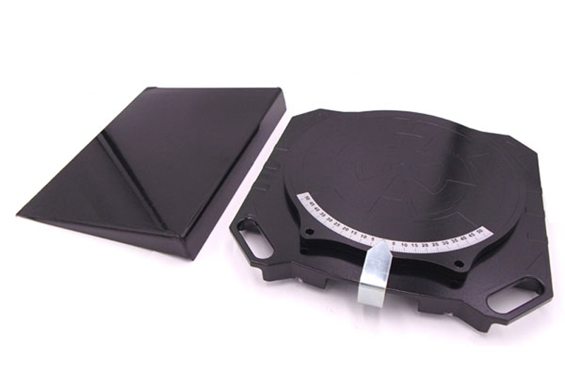 Analoge Drehplatten Aluminium mit Rampe