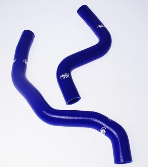 Samco Mitsubishi Lancer EVO 8 /MR CT9A 03-05   2-teiliges Kühlwasser-Schlauchkit blau