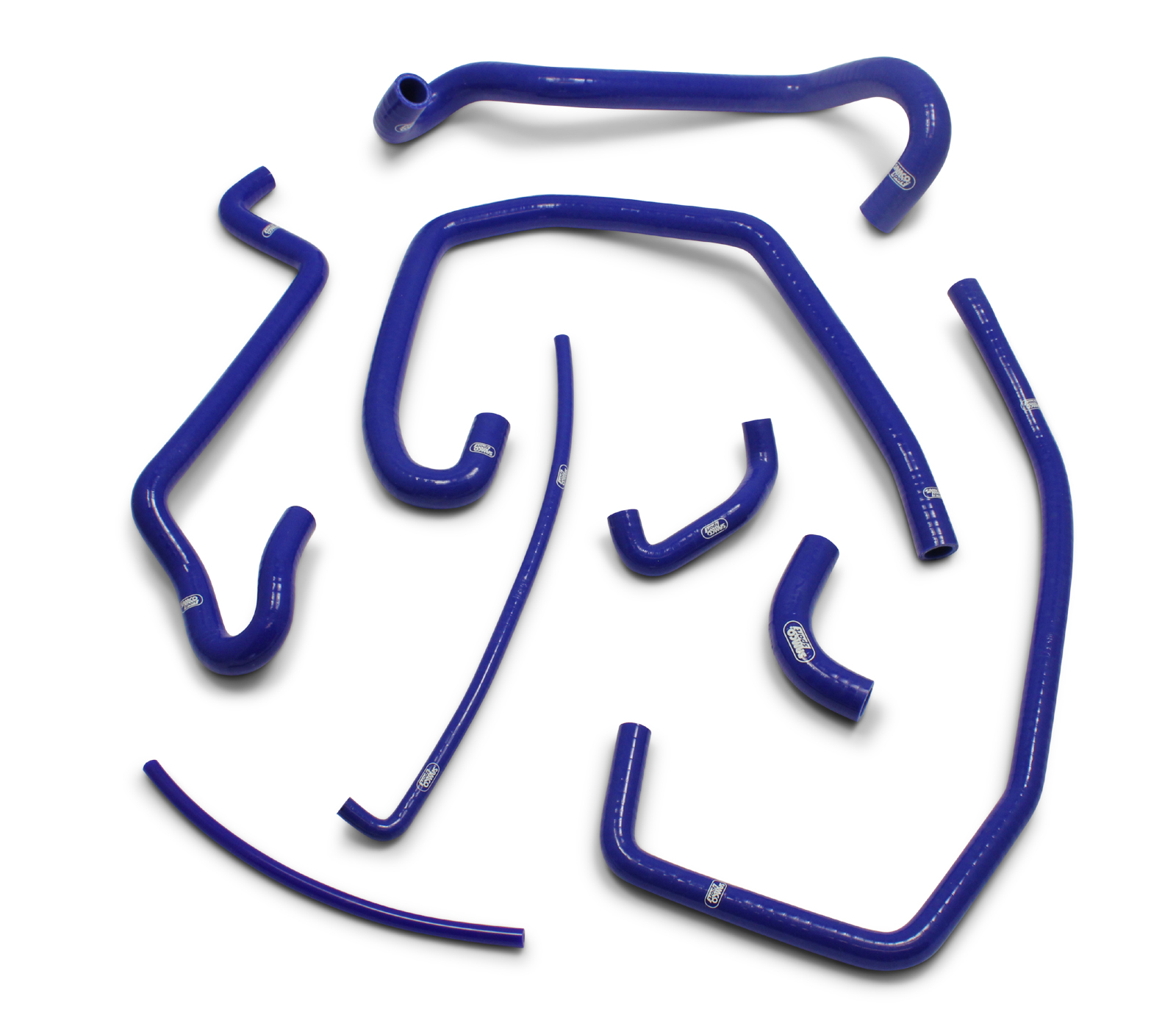 Samco Ford Focus RS 2.0L Turbocharged Duratec 2002-   8-teiliges Ancillary rot