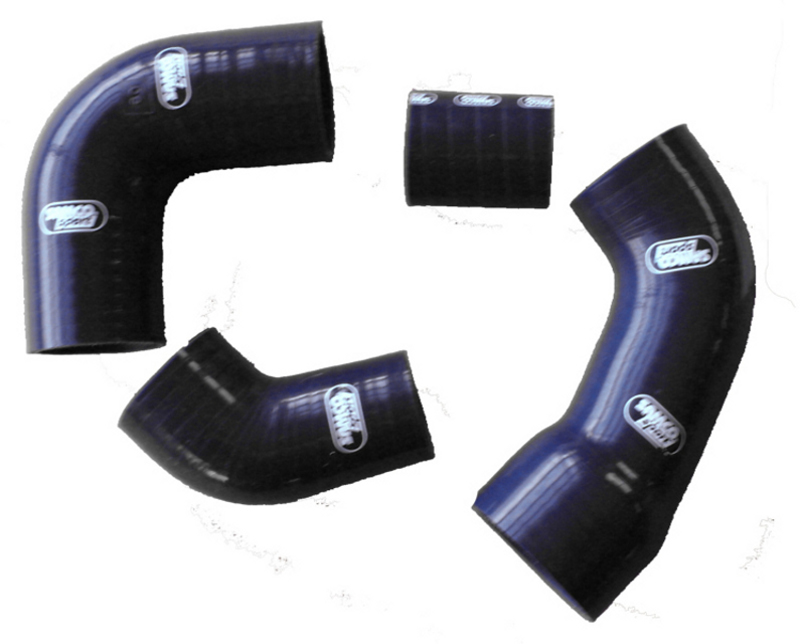 Samco Fiat Uno Turbo MKI 1300cc 85-91   4-teiliges Ladeluftsystem schwarz