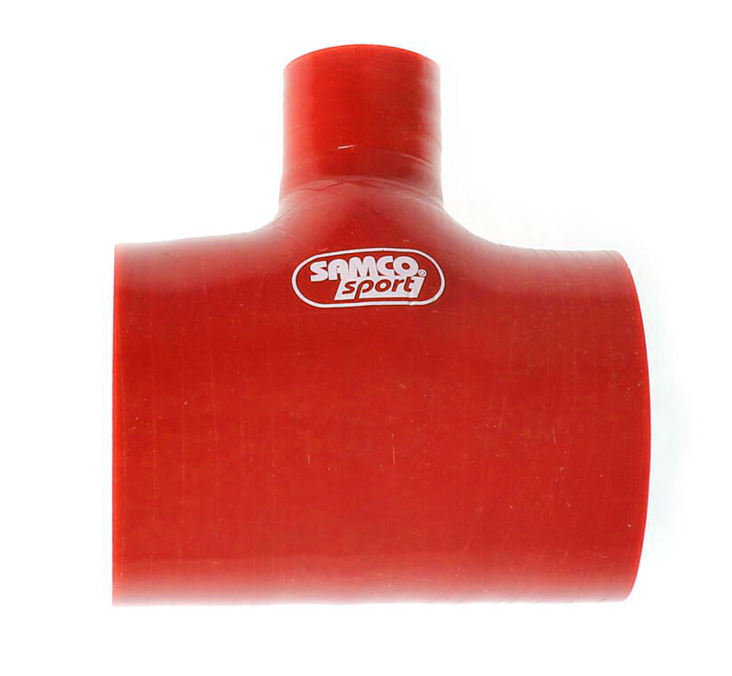 Samco T-Schlauchkupplung 51mm   Durchm. Abzweig 25mm rot