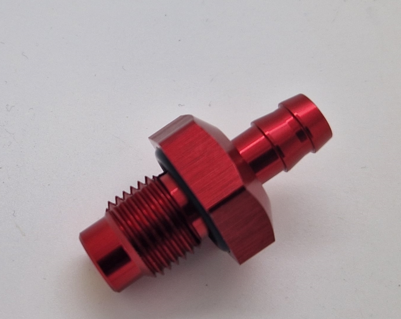 Be- und Entlüftungsventil 06AN - Dash 6 Schlauchanschluss 8 mm