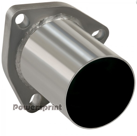 Dreiecks Flansch Rohrverbinder 3-Loch Ø50 mm 100 mm Länge