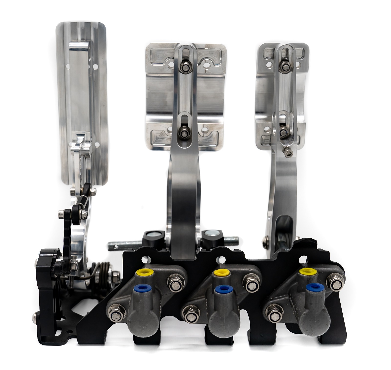 OBP Pedal Box Racing Series Pedal System  mit Wagebalken silber