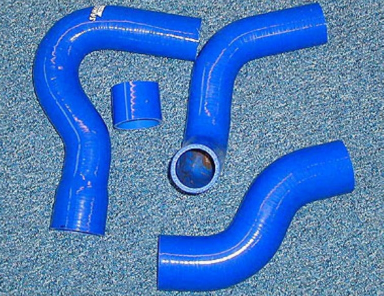 Samco Ford Escort RS Turbo MK4 Serie 2 87-91   4-teiliges Ladeluftsystem rot