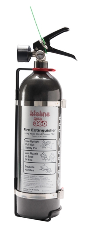 Lifeline Handlöscher Aluminuim Zero 360  2.0 kg Zero360 Gas