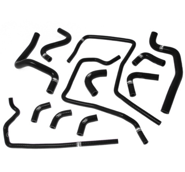 Samco Subaru Impreza Turbo 7 Bugeye (WRX&STi) 12-teiliges Zusätzl.Kühlwasserschlauchkit schwarz