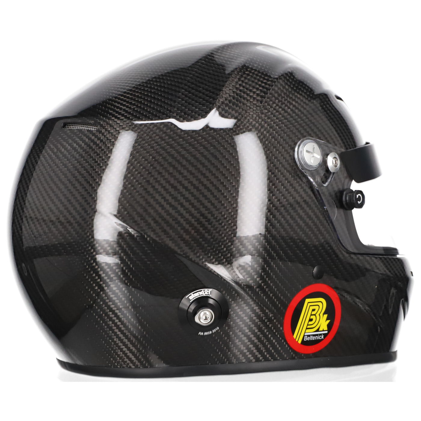 Beltenick Full Face Carbon Integralhelm FIA 8859-2015 mit HANS-Clips