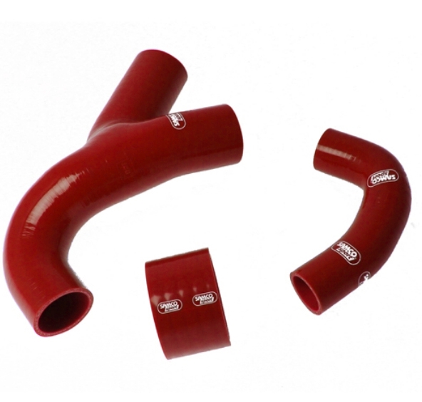 Samco Subaru Impreza Turbo GC8 Vers.3&4 (WRX) 97-99   3-teiliger Turboschlauch rot