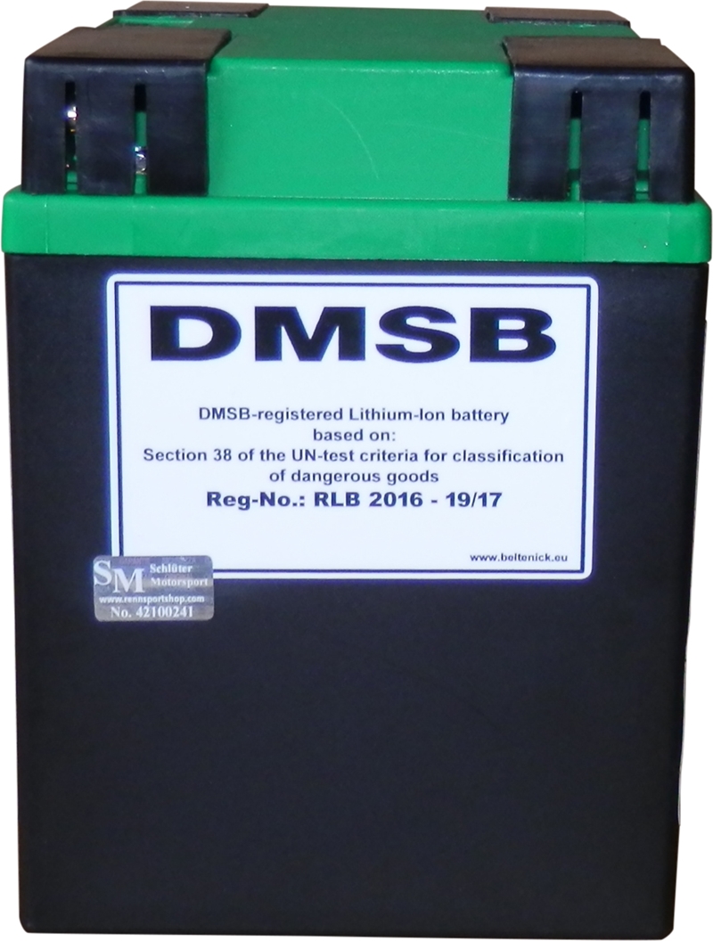 Beltenick Rennbatterie 12V 8AH - 380CCA LiFePo4  Lithium Ionen 1,9 kg   DMSB zertifiziert