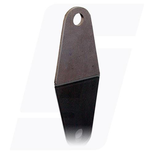 Schweisslasche Nr.11  35x48x3 (8mm Loch)  - Domex700