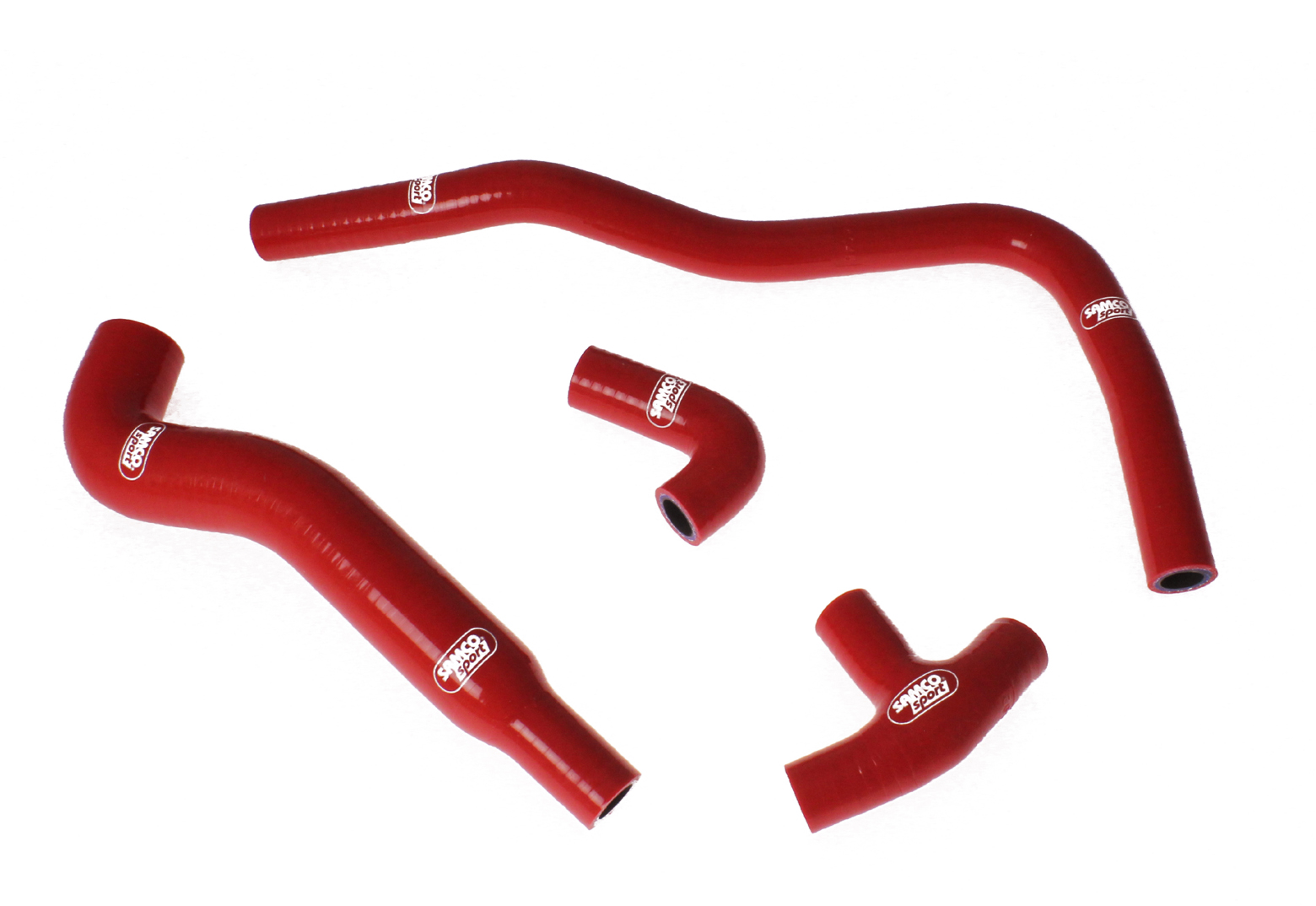Samco Audi Quattro UR Turbo 10v 2.2Ltr 5cyl   4-teiliges Entlüftungschlauchsystem rot