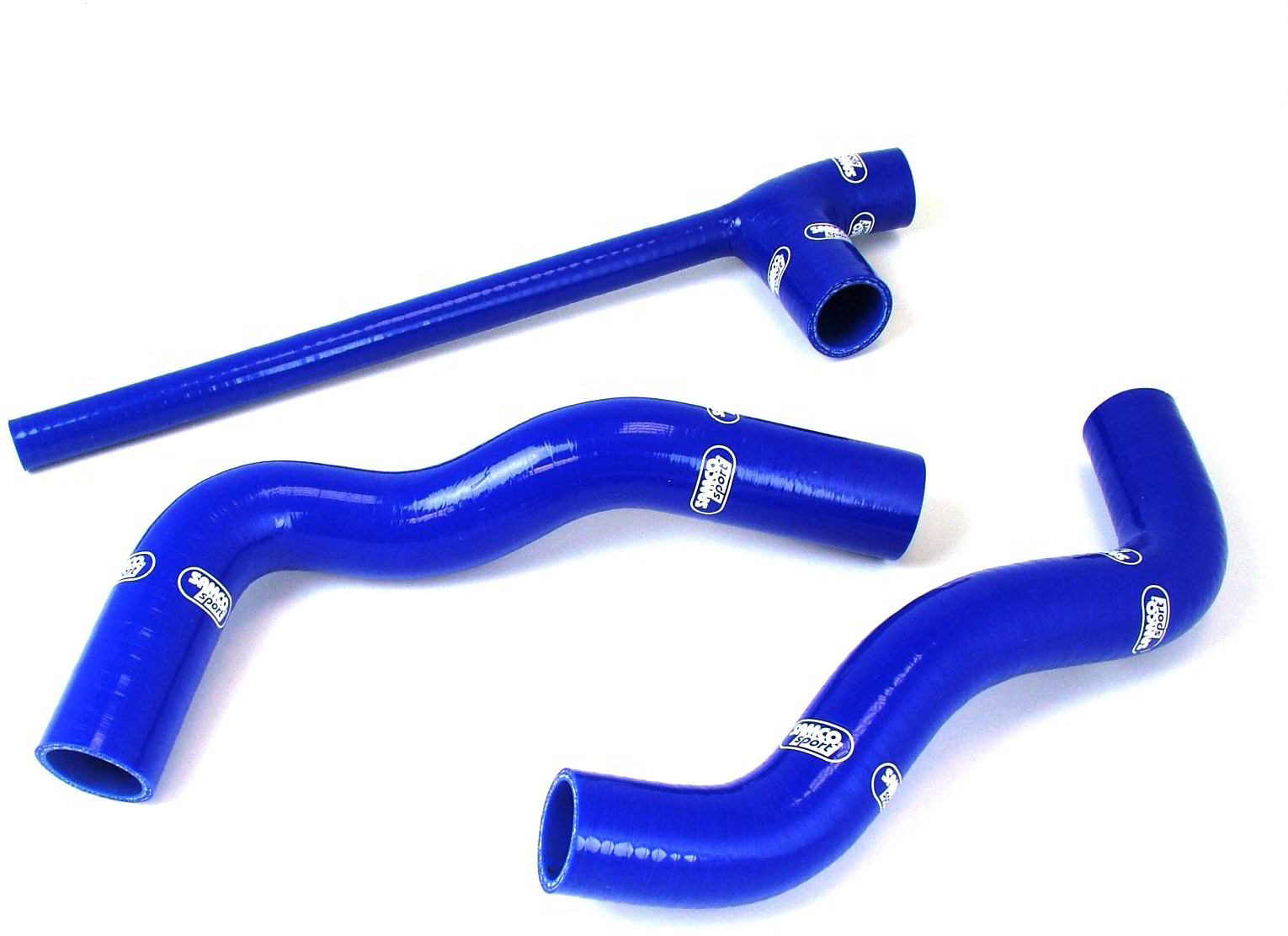 Samco Fiat Uno Turbo MKII 1372 91-94   3-teiliges Kühwasser-Schlauchkit schwarz