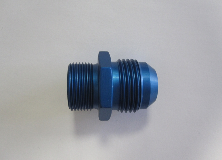 Aluadapter JIC/DIN  12AN, Dash 12   (1-1/16 - 12 UNF) / M22x1,5