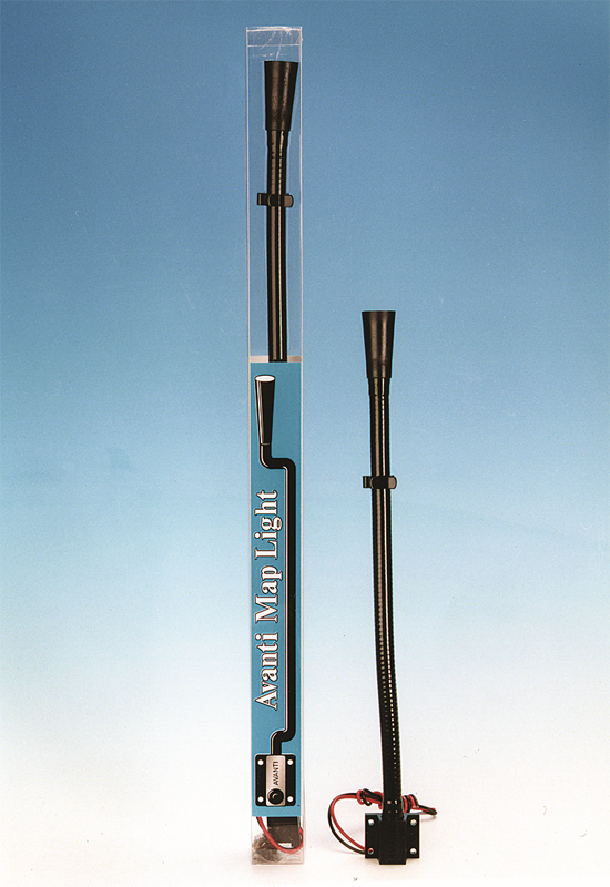 Avanti Rallye Leselampe 305mm (12 inch)  vorderer Lichtaustritt (kegelförmig)