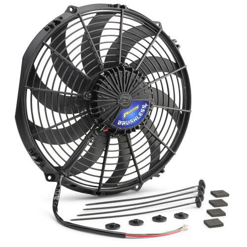 12V Elektrischer Lüfter 318mm (10") Proform Brushless  bürstenlos 1730m³/h saugend D290-D273 T=76