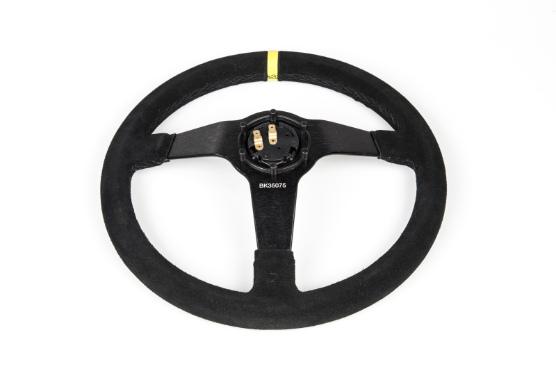 Beltenick Sportlenkrad Rallye 350mm 75mm geschüsselt Wildleder