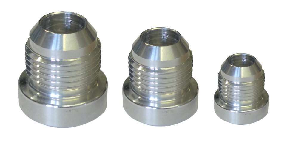 Aufschweißadapter Aluminium JIC D10  7/8x14 (rund)