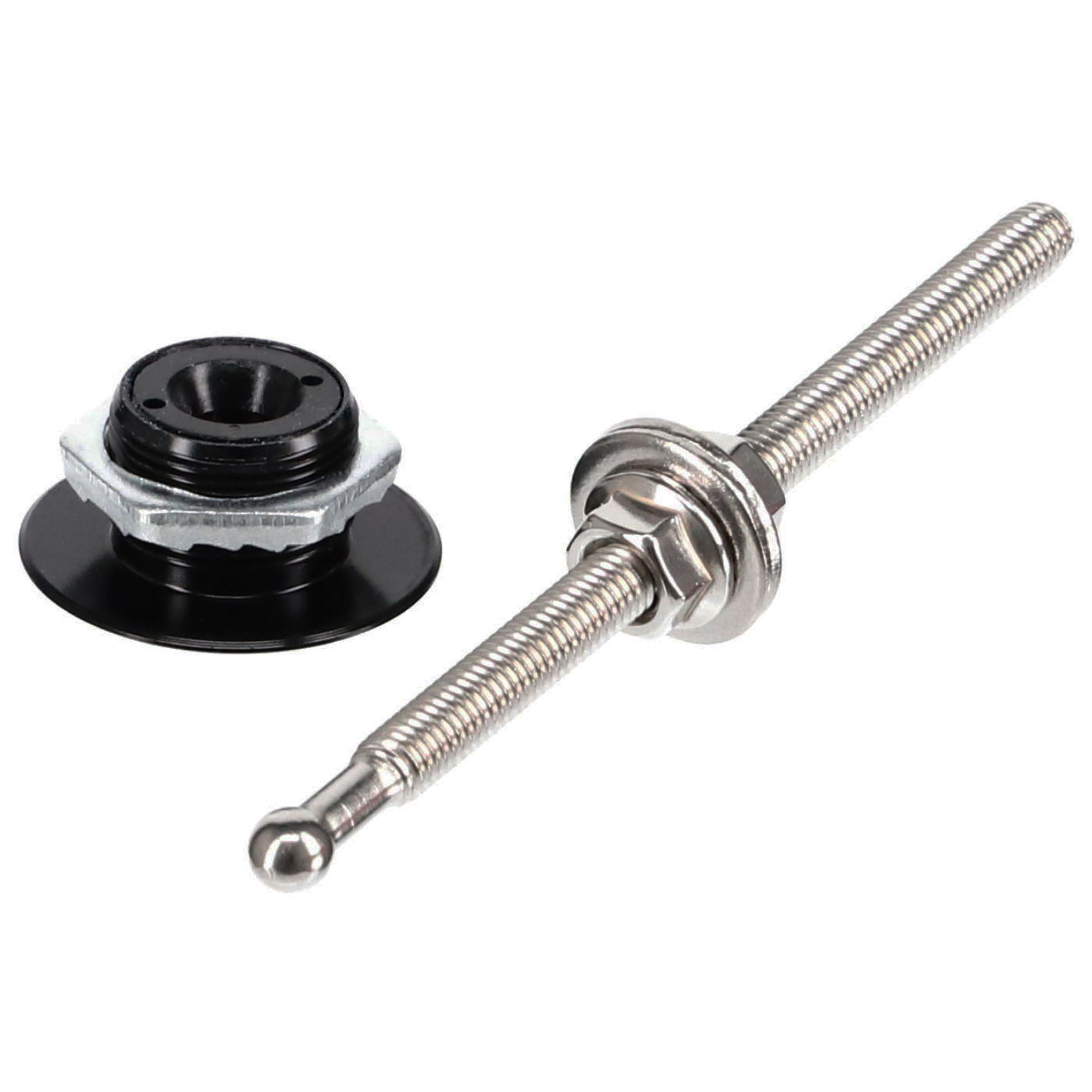 Push Lock Haubenhalter 31,5mm  schwarz
