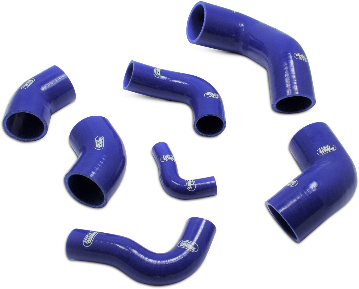 Samco Mitsubishi Lancer EVO 9 CT9A 05-07   7-teiliges Ladeluftsystem rot