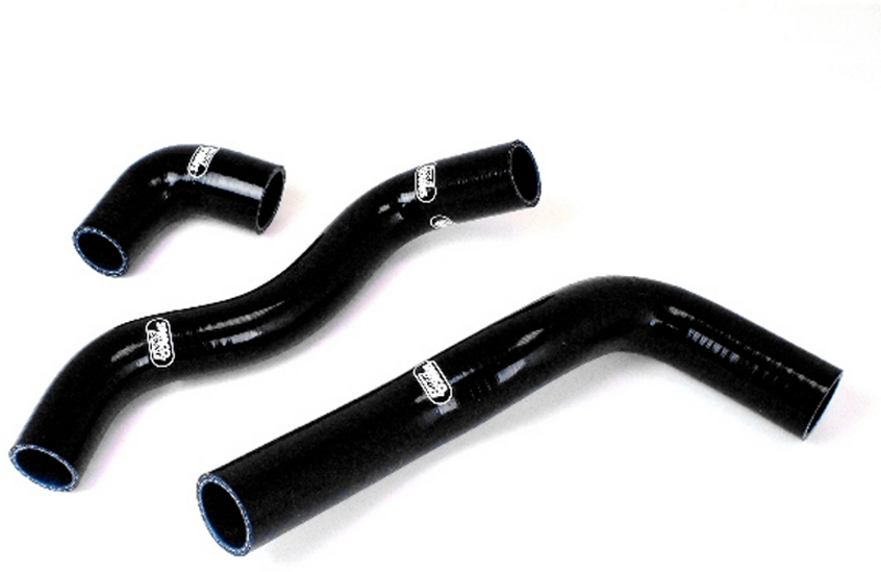 Samco Fiat Uno Turbo MKI 1301cc 85-91   3-teiliges Kühlwasser-Schlauchkit schwarz
