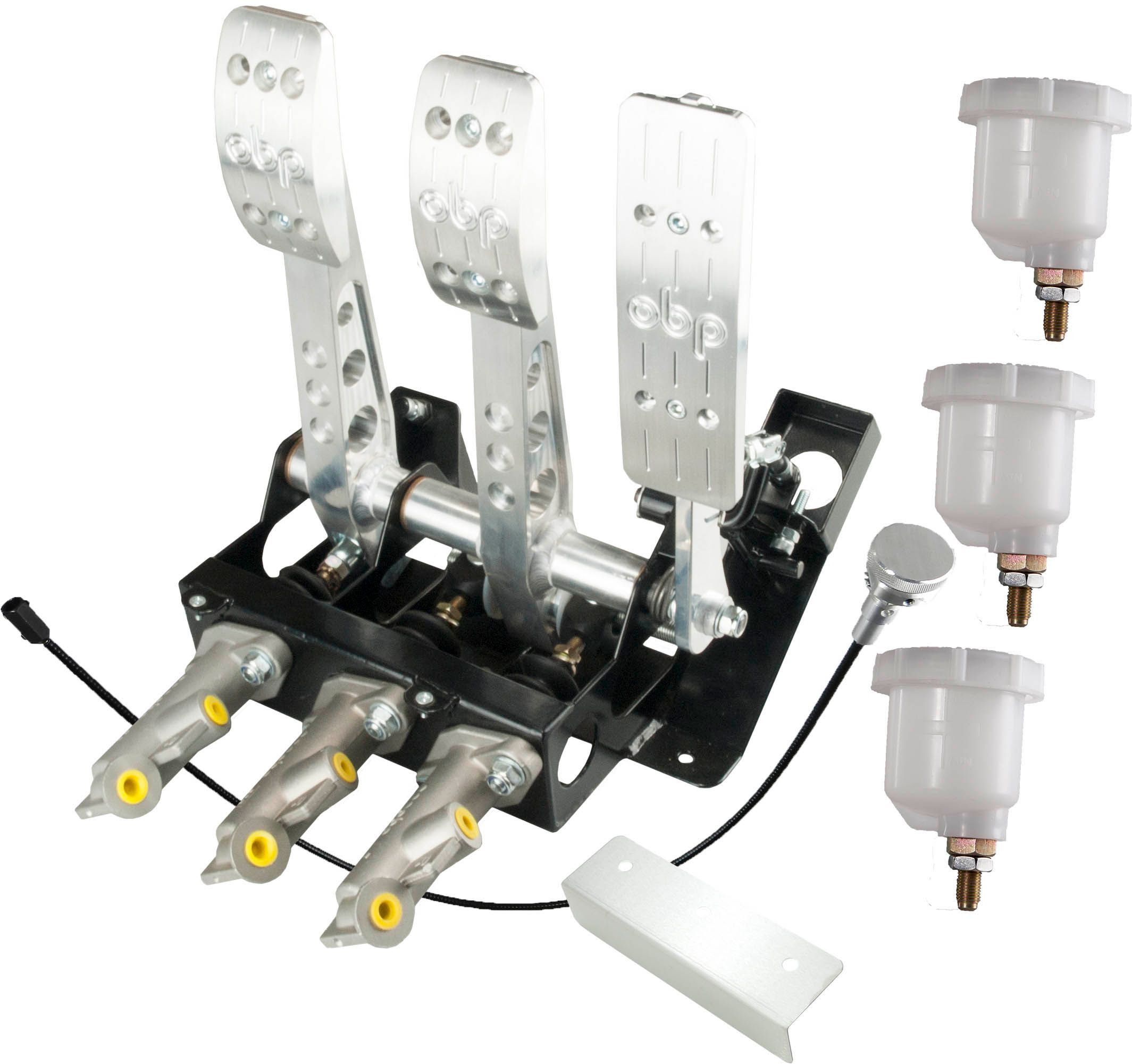 OBP Track Pro V2 Pedalbox OBP0331  mit Waagebalken Set inc. Zylindern