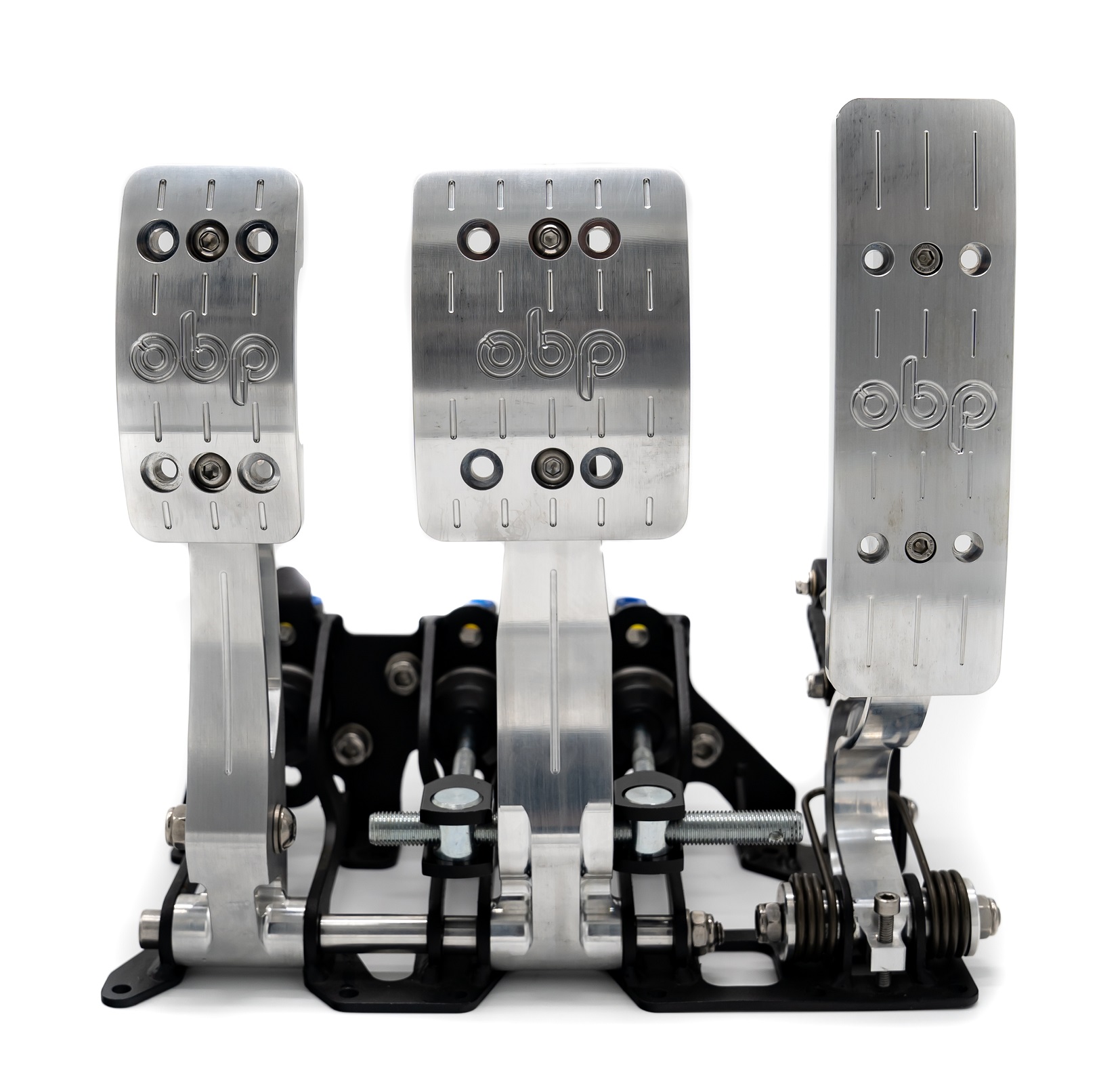 OBP Pedal Box Racing Series Pedal System  mit Wagebalken silber