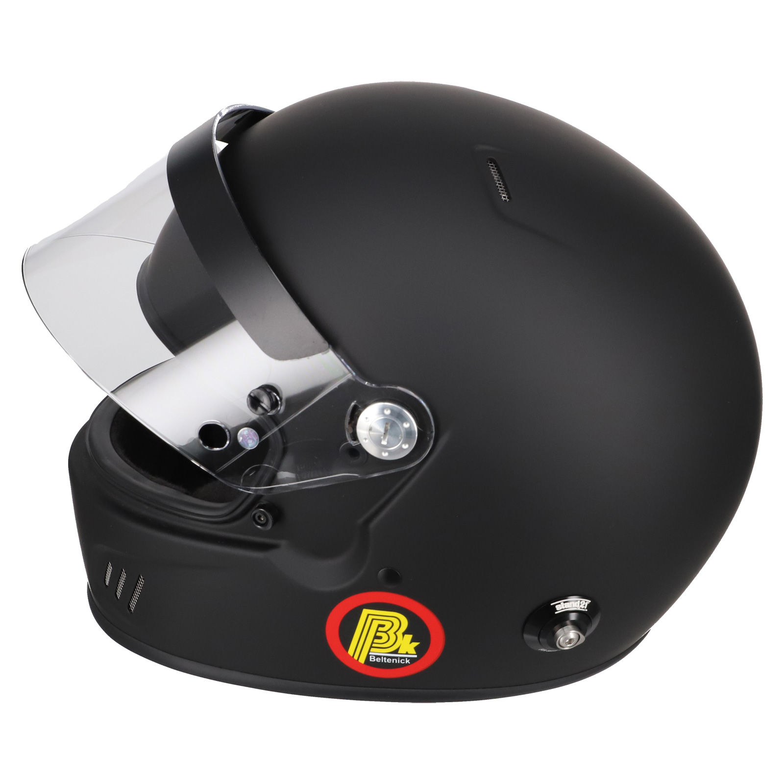 Beltenick FF Racing Integralhelm schwarz FIA 8859-2015 mit HANS-Clips