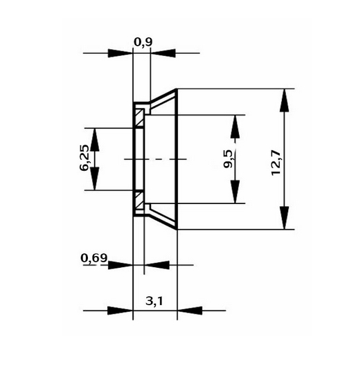 Fluro RELS06 Abdichtungscheibe (KDA006RELS)