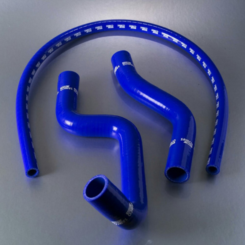 Samco Caterham 7 Ford Crossflow 1600   3-teiliges Kühlwasser-Schlauchkit blau