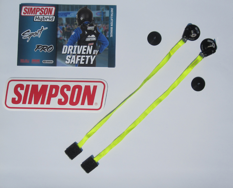 HANS Helm Clips Quick Release - Simpson  für M61 Hybrid Systeme