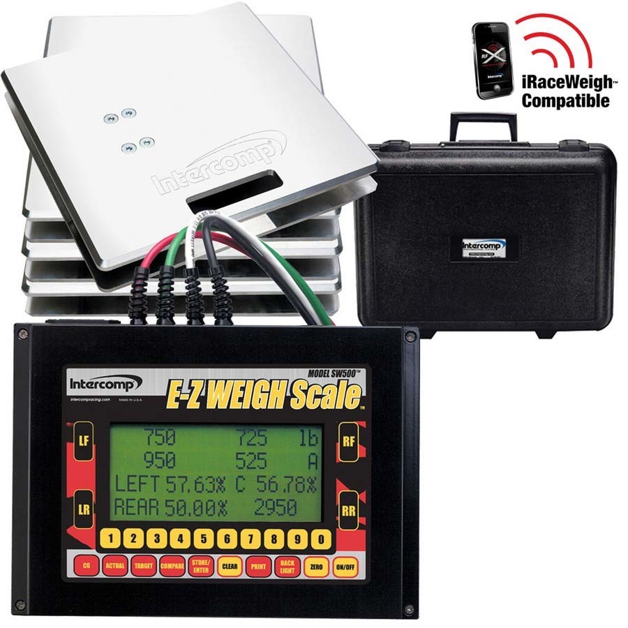 Intercomp Radlastwaage SW500 -EZ   700kg / Platte