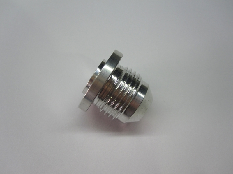 Aufschweißadapter Aluminium  JIC D06 9/16x18 (rund)